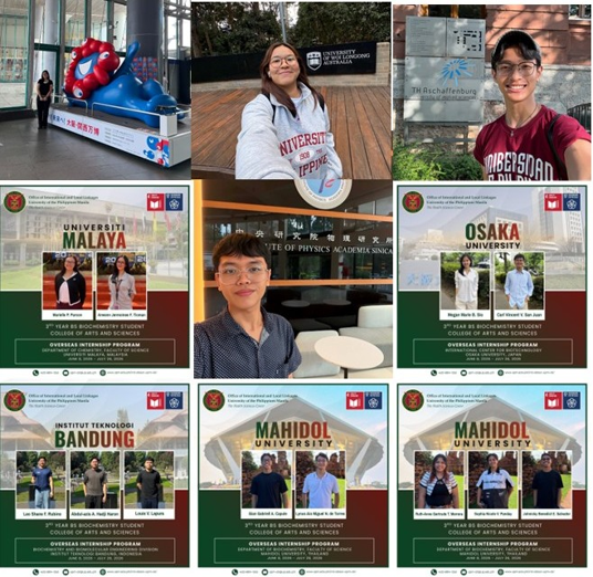DPSM Sends 4 BS Applied Physics and 12 BS Biochemistry Students to Overseas Internships