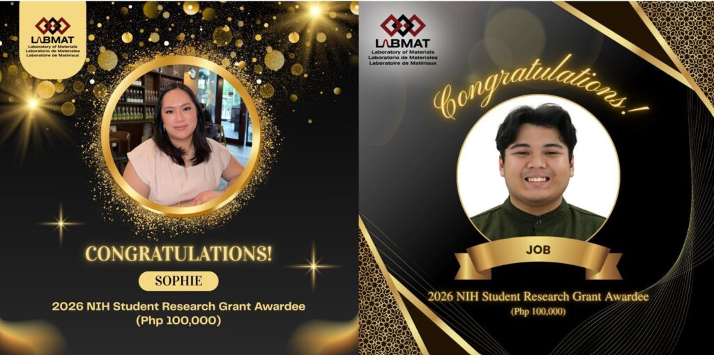 Two LABMAT members Receive NIH Student Research Grants
